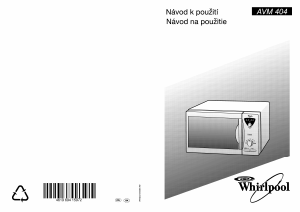 Manuál Whirlpool AVM 404/1 WP WH Mikrovlnná trouba