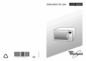 Handleiding Whirlpool G2P MW9 / Wh Magnetron