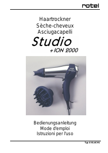Mode d’emploi Rotel Studio 2000 Sèche-cheveux