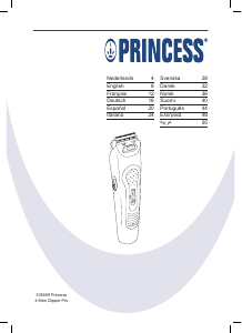 Handleiding Princess 535599 4 Men Pro Tondeuse