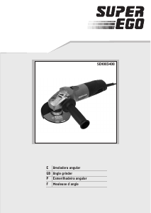 Manual de uso Super Ego SEH003400 Amoladora angular