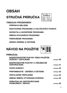 Návod Whirlpool AWZ 3522 Sušička
