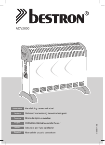 Manual de uso Bestron ACV2000 Calefactor