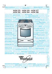 Bruksanvisning Whirlpool ACM 394 D Spis