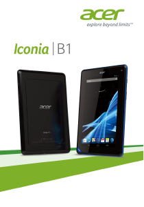Kullanım kılavuzu Acer Iconia B1-A71 Tablet