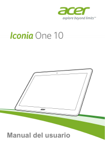 Manual de uso Acer Iconia One 10 B3-A10 Tablet