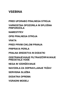 Priročnik Whirlpool AWZ 512 E Pralno-sušilni stroj