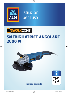 Manuale Workzone S1M-KZ31-230Z Smerigliatrice angolare