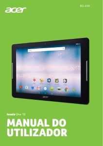 Manual Acer Iconia One 10 B3-A30 Tablet