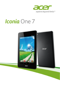 Manual Acer Iconia One 7 B1-730HD Tablet