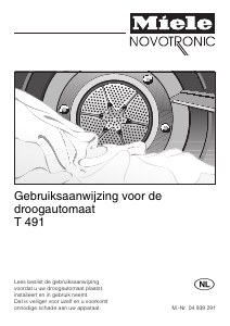 Handleiding Miele T 491 Wasdroger