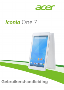 Handleiding Acer Iconia One 7 B1-770 Tablet