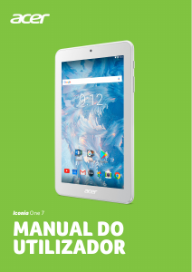 Manual Acer Iconia One 7 B1-7A0 Tablet