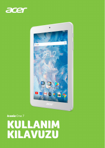 Kullanım kılavuzu Acer Iconia One 7 B1-7A0 Tablet