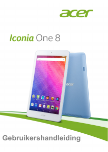 Handleiding Acer Iconia One 8 B1-830 Tablet