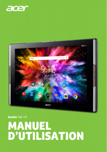 Mode d’emploi Acer Iconia Tab 10 A3-A50 Tablette