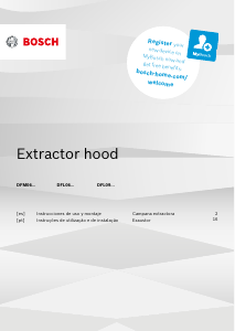 Manual de uso Bosch DFM064A53 Campana extractora