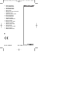 Handleiding Einhell BT-MX 1100 E Cementmixer