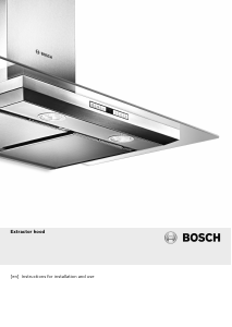 Handleiding Bosch DWA06W450 Afzuigkap