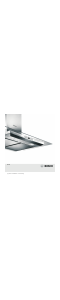 Mode d’emploi Bosch DWB09W452 Hotte aspirante
