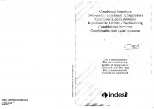 Handleiding Indesit CI 326 Koel-vries combinatie