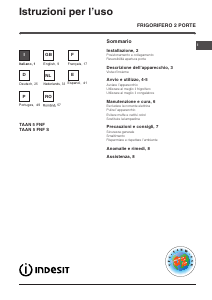 Manual Indesit TAAN 5 FNF S Combina frigorifica