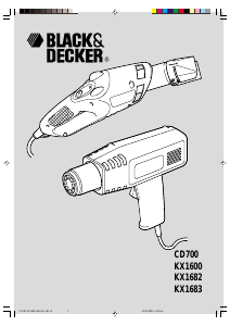 Handleiding Black and Decker CD700 Heteluchtpistool