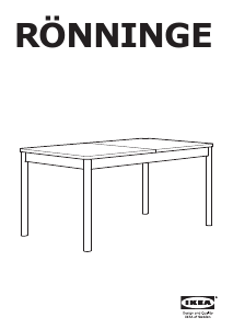 Manuale IKEA RONNINGE Tavolo da pranzo