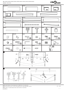 Manual vidaXL 285509 Estrutura de cama