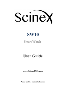 Handleiding Scinex SW10 Smartwatch