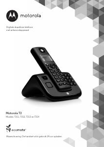 Handleiding Motorola T211 Draadloze telefoon