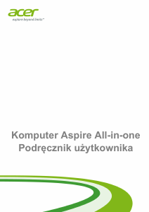 Instrukcja Acer Aspire C20-820 Komputer stacjonarny