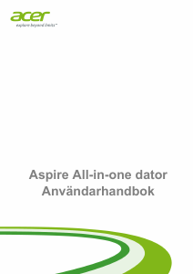 Bruksanvisning Acer Aspire C20-820 Stationär dator