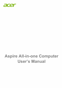 Manual Acer Aspire C20-830 Desktop Computer