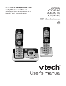 Handleiding Vtech CS6829-2 Draadloze telefoon