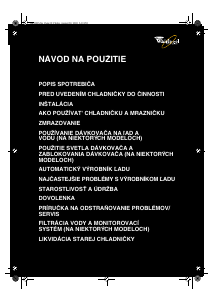Návod Whirlpool S25B RWW22-A/G Chladnička s mrazničkou