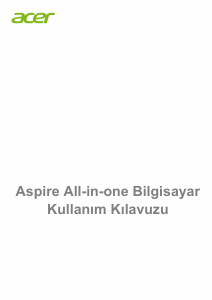 Kullanım kılavuzu Acer Aspire C22-820 Masaüstü bilgisayar