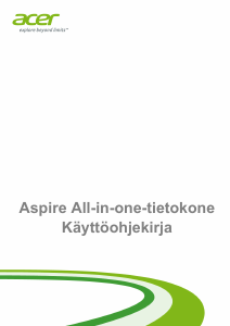 Käyttöohje Acer Aspire C22-865 Pöytätietokone