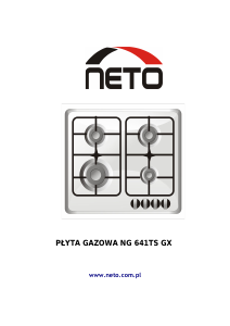Instrukcja Neto NG 641 TS GX Płyta do zabudowy