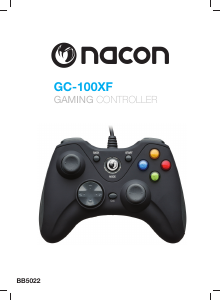 Manual de uso Nacon GC-100XF Mando