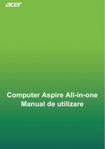 Manual Acer Aspire C22-960 Computer de birou