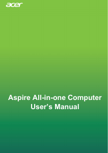 Manual Acer Aspire C22-962 Desktop Computer