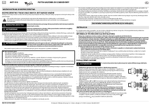 Instrukcja Whirlpool AKT 414/NB Płyta do zabudowy