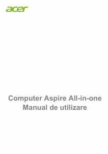 Manual Acer Aspire C24-766 Computer de birou