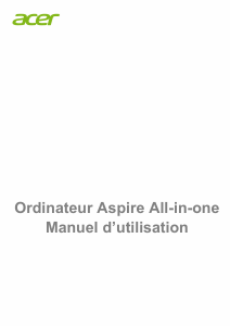 Mode d’emploi Acer Aspire C24-860 Ordinateur de bureau
