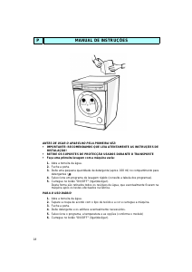 Manual Whirlpool AWM 300 Máquina de lavar roupa