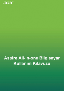 Kullanım kılavuzu Acer Aspire C24-960 Masaüstü bilgisayar