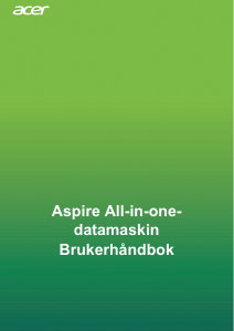 Bruksanvisning Acer Aspire C24-963 Datamaskin