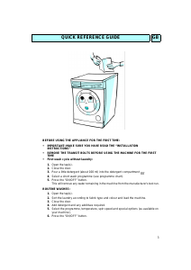 Handleiding Whirlpool AWM 323/3 Wasmachine