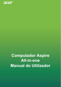Manual Acer Aspire C27-962 Computador de secretária